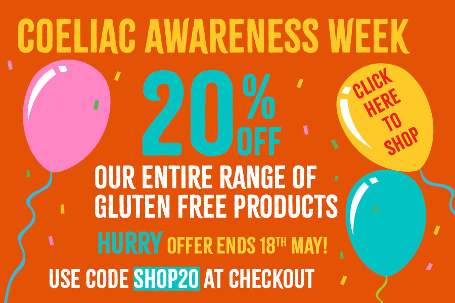 20% OFF ALL GLUTEN FREE PRODUCTS!