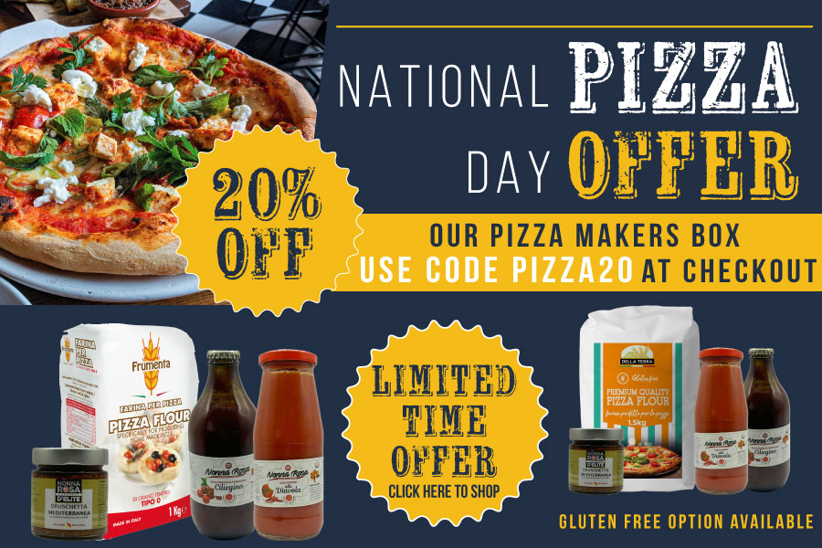 National Pizza Day Offer! 20% Off Pizza Makers Box.