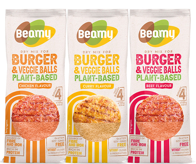 Beamy Burger & Veggie Balls Mix Trio